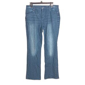 GAP Bootcut Jeans Womens 14 Medium Wash Mid Rise Relaxed Retro 90s Y2K Stretch